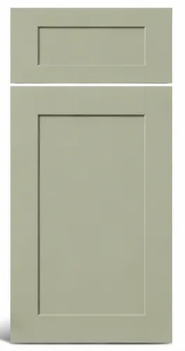 Shaker Evergreen cabinet door, five-piece Shaker style